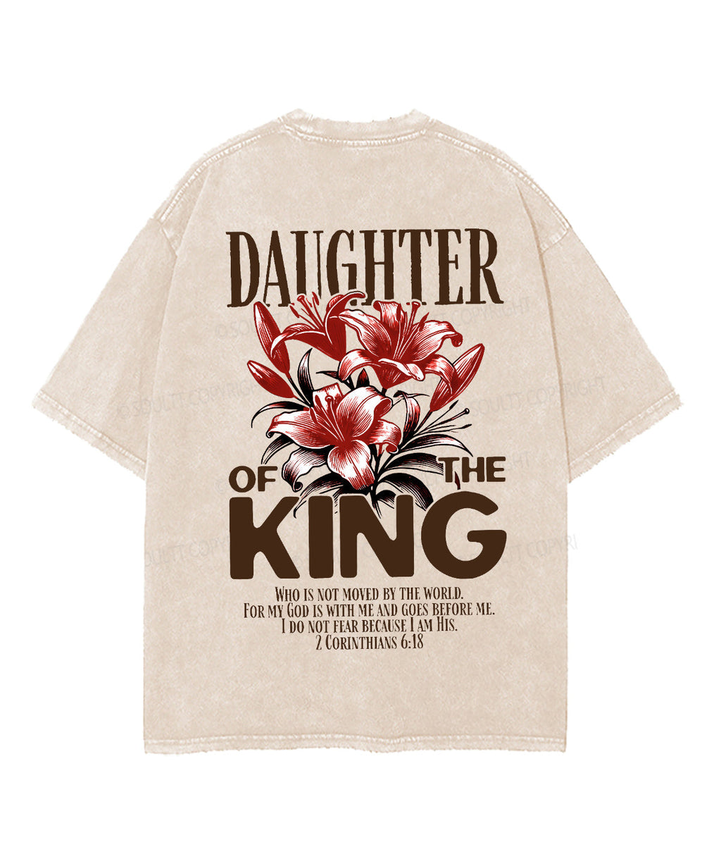 Daughter King Double Sided Washed Christian Style002 T-Shirts, Hoodie, Sweatshirt