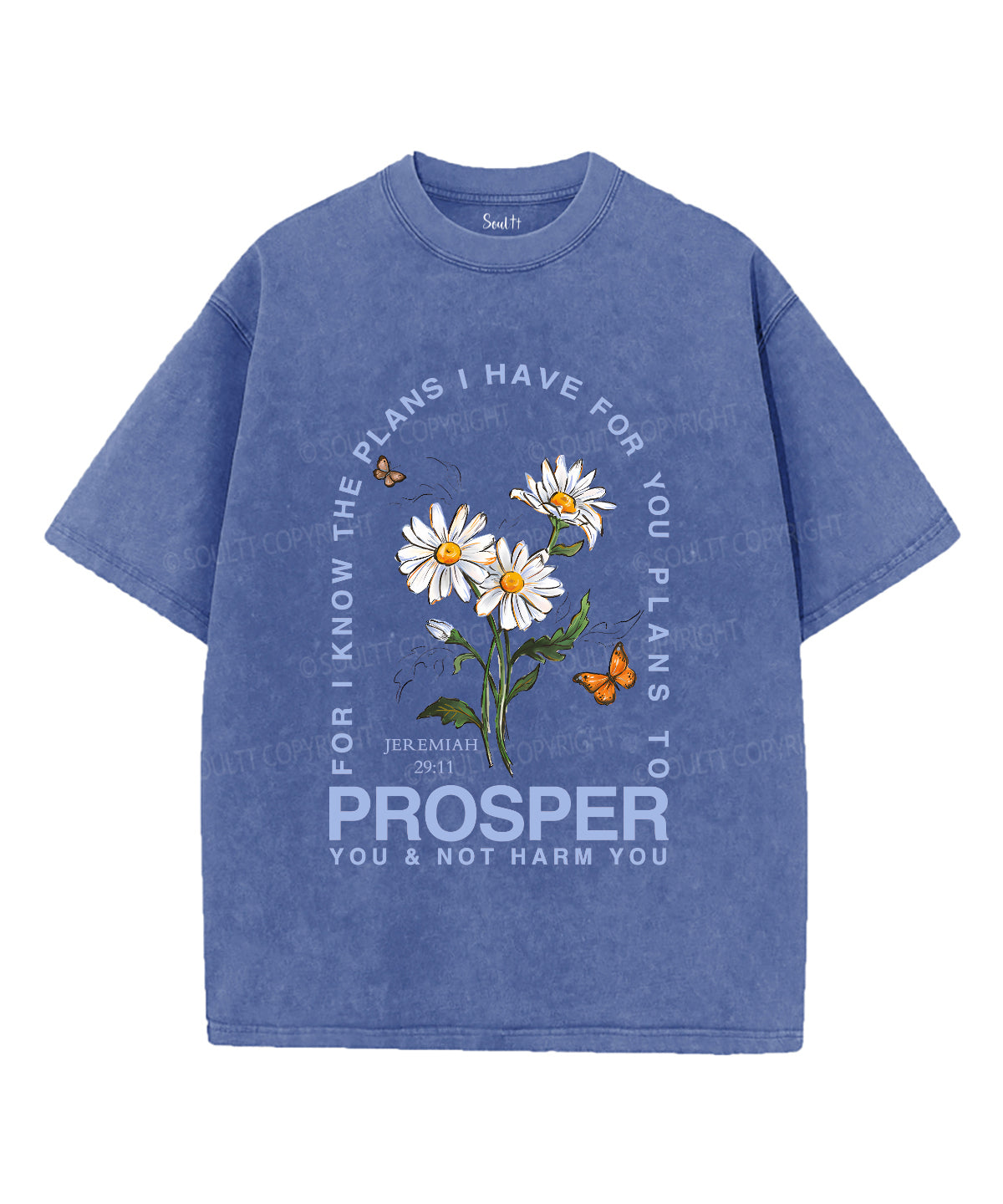 The Plans I Have For You Unisex Washed Christian T-shirt Style003 Hoodie, Sweatshirt | CiraTrend.com (Image 3)