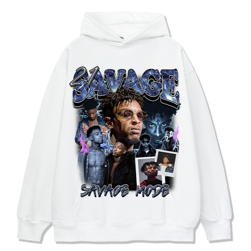 21 SAVAGE HOODIE 2024 Style001