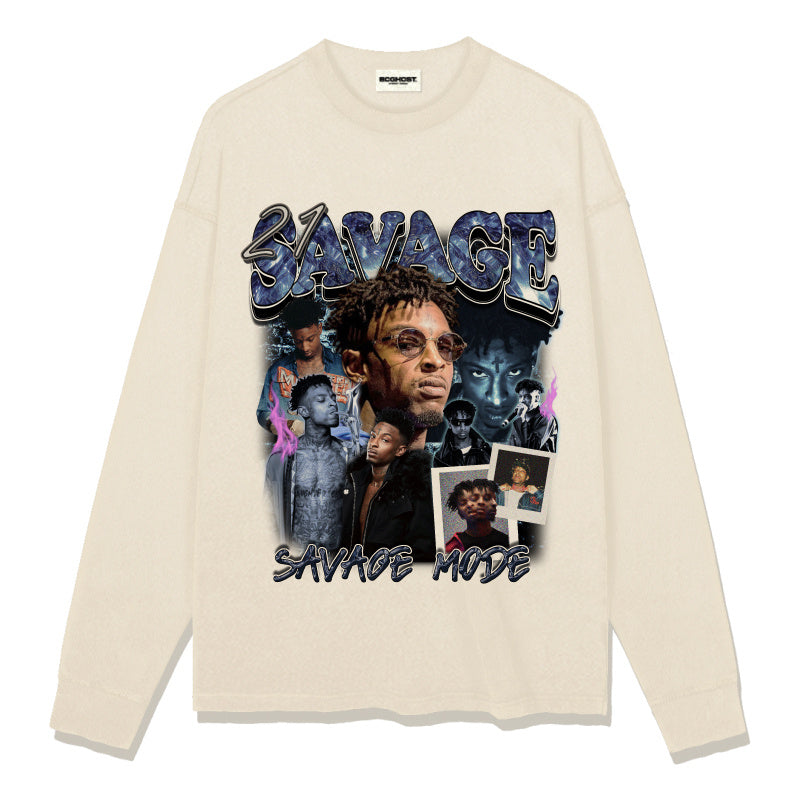 21 SAVAGE Sweatshirt 2024 Style001
