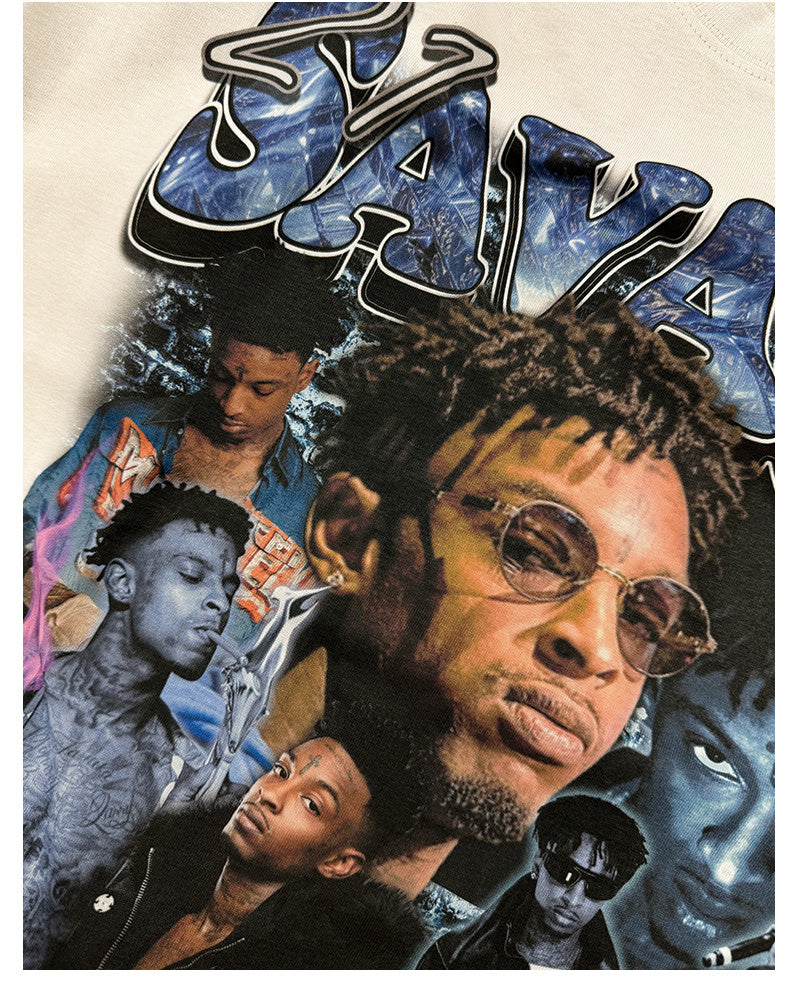 21 SAVAGE TEE 2024 Style001