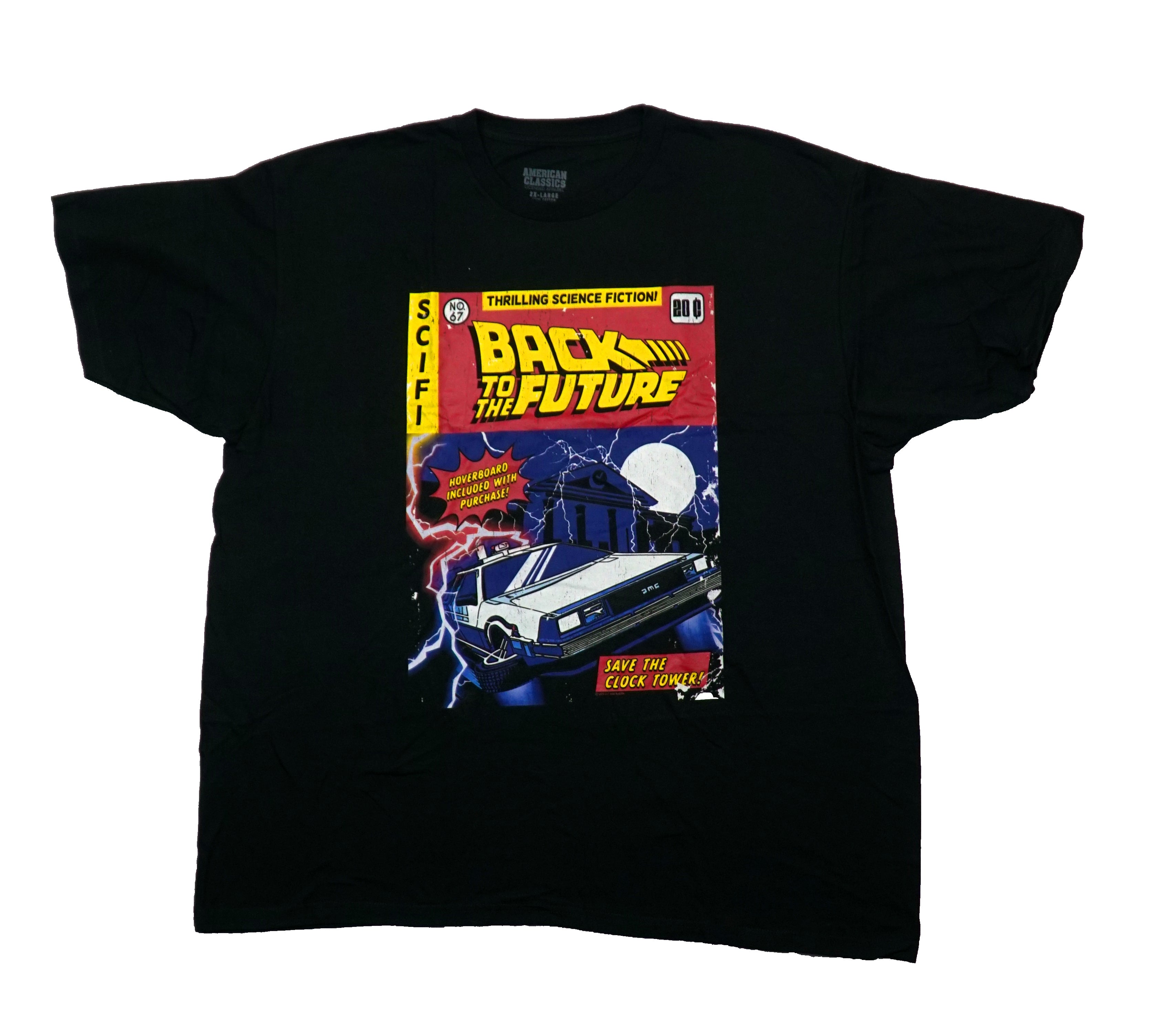 Back to the Future Mens T-Shirt - Pulp Comic Cover Style Hoodie, Sweatshirt | CiraTrend.com