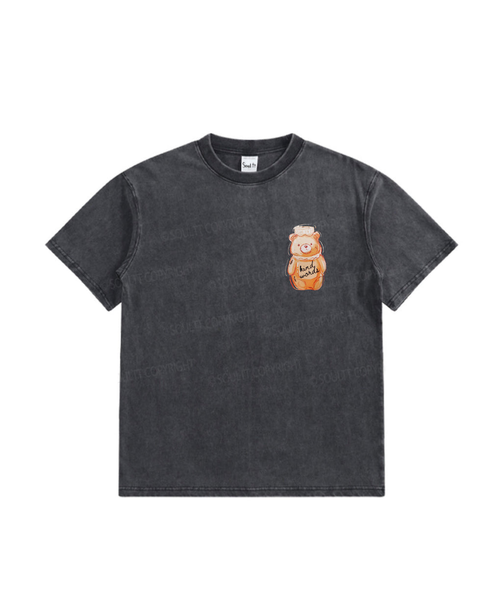 Kids Kind Words Double Sided Washed Christian T-shirt Hoodie, Sweatshirt | CiraTrend.com (Image 2)
