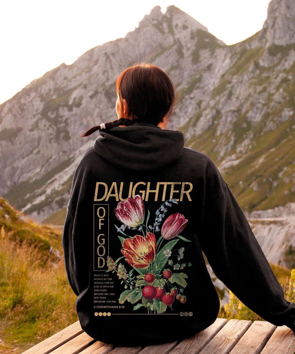 Daughter God Double Sided Cotton Christian T-Shirts, Hoodie, Sweatshirt