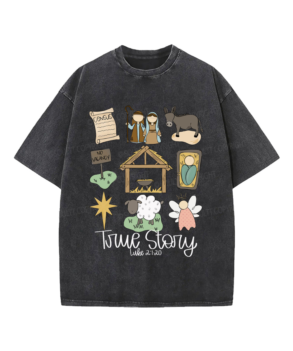 Ture Story Washed Christian T-shirt Style001 Hoodie, Sweatshirt | CiraTrend.com (Image 2)