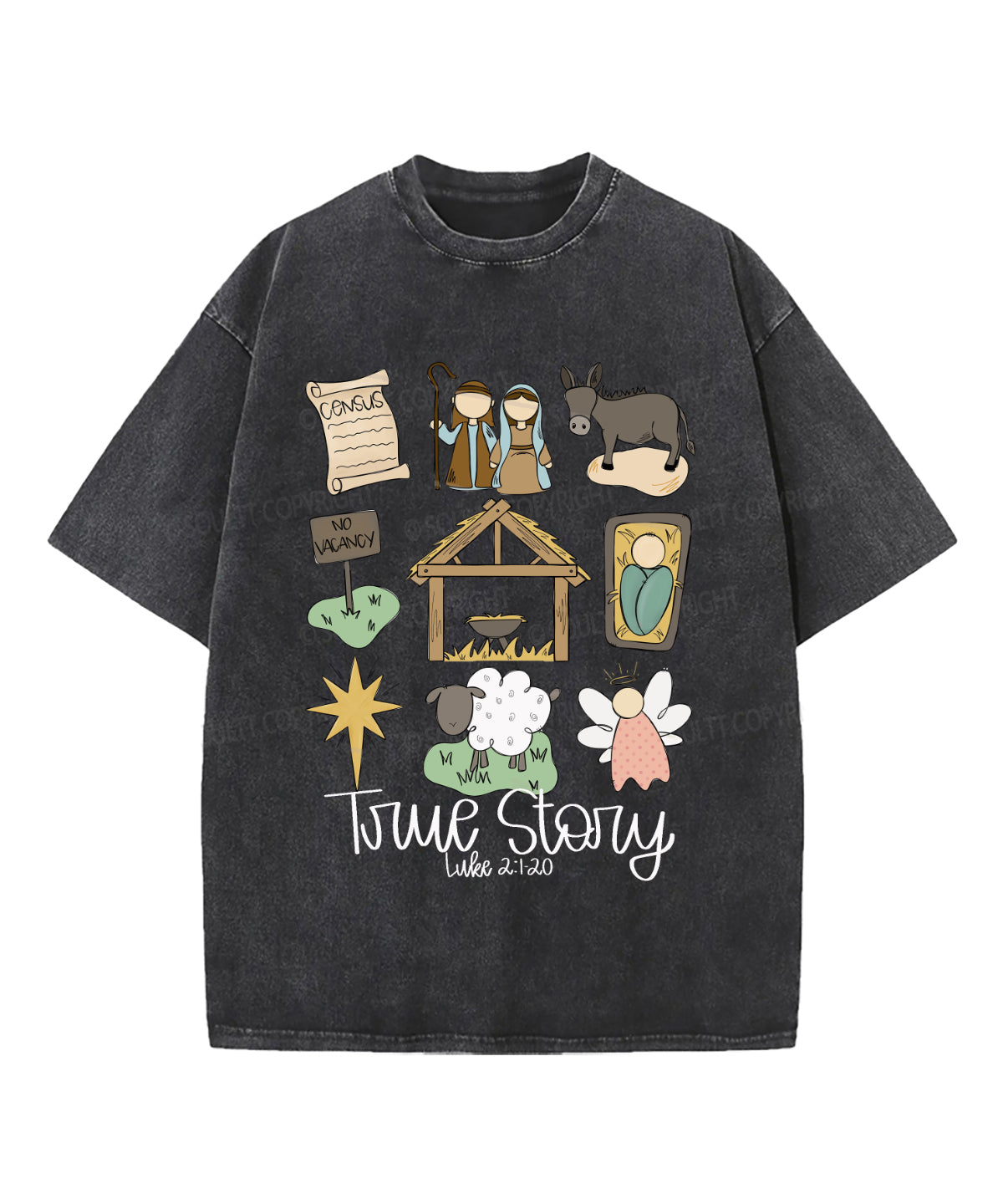 Ture Story Washed Christian T-shirt Style001 Hoodie, Sweatshirt | CiraTrend.com (Image 2)