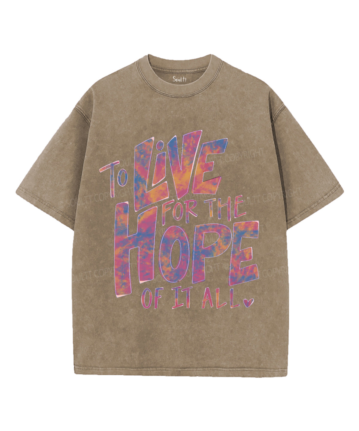 To Live For The Hope Unisex Washed Christian T-shirt Hoodie, Sweatshirt | CiraTrend.com (Image 5)