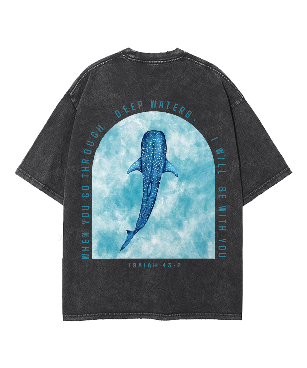I Will Be With You Double Sided Unisex Washed Christian T-shirt Style026 Hoodie, Sweatshirt | CiraTrend.com (Image 3)