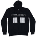 Doctor Who Mens Hoodie - Police Call Box Time Machine Allover Front T-Shirts, Sweatshirt | CiraTrend.com