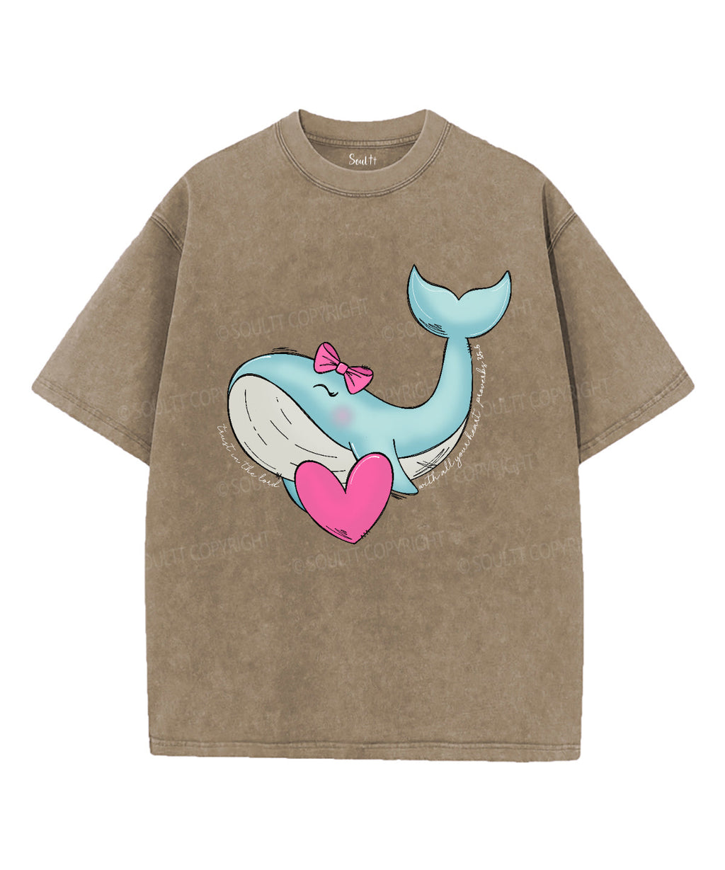 Trust In The Lord Unisex Washed Christian T-shirt Style001 Hoodie, Sweatshirt | CiraTrend.com (Image 5)