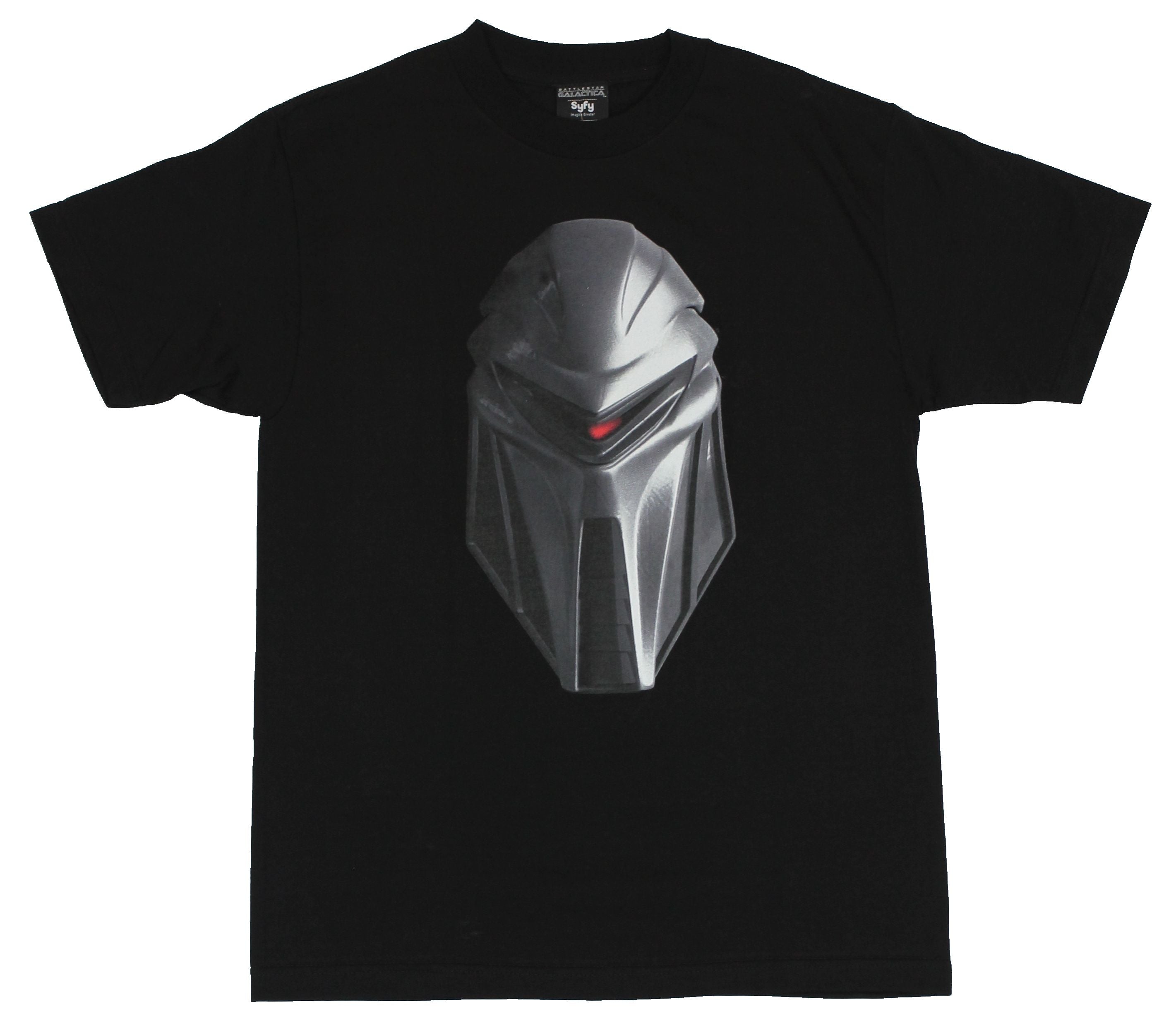 Battlestar Galactica Mens T Shirt  - Cylon Head Scary Image [Apparel] Hoodie, Sweatshirt | CiraTrend.com