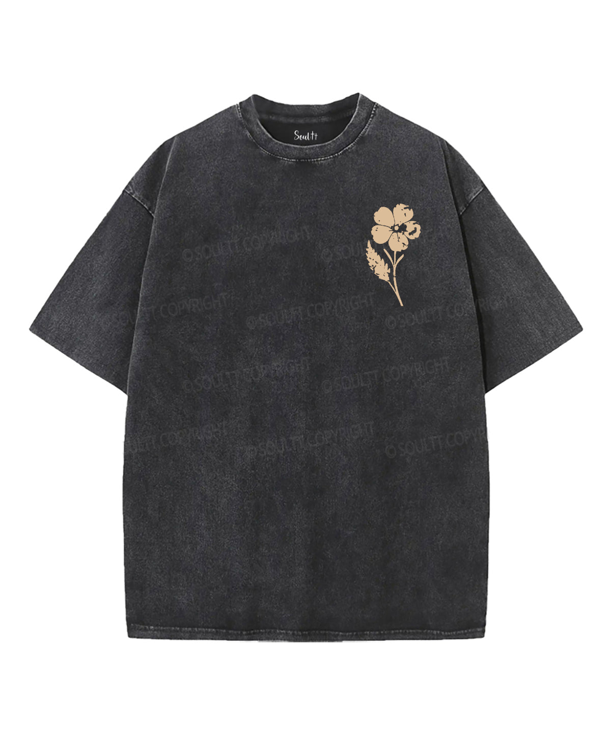 Consider The Wildflowers Double Sided Unisex Washed Christian T-shirt Hoodie, Sweatshirt | CiraTrend.com (Image 2)