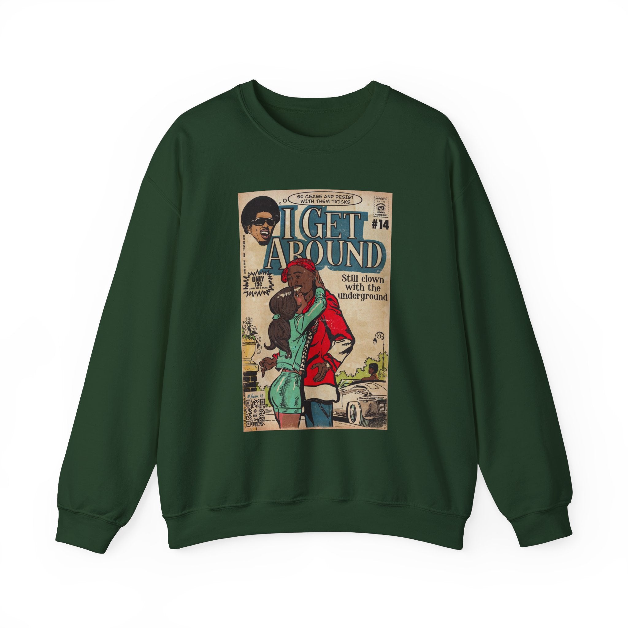I Get Around - Unisex Heavy BlendÃ¢â€žÂ¢ Crewneck Sweatshirt T-Shirts, Hoodie | CiraTrend.com (Image 3)