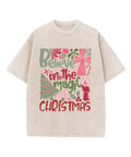 Believe In The Magic Washed Christian T-shirt Hoodie, Sweatshirt | CiraTrend.com (Image 1)