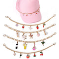 Sea Life Icons Set Designed Trucker Hat Chain