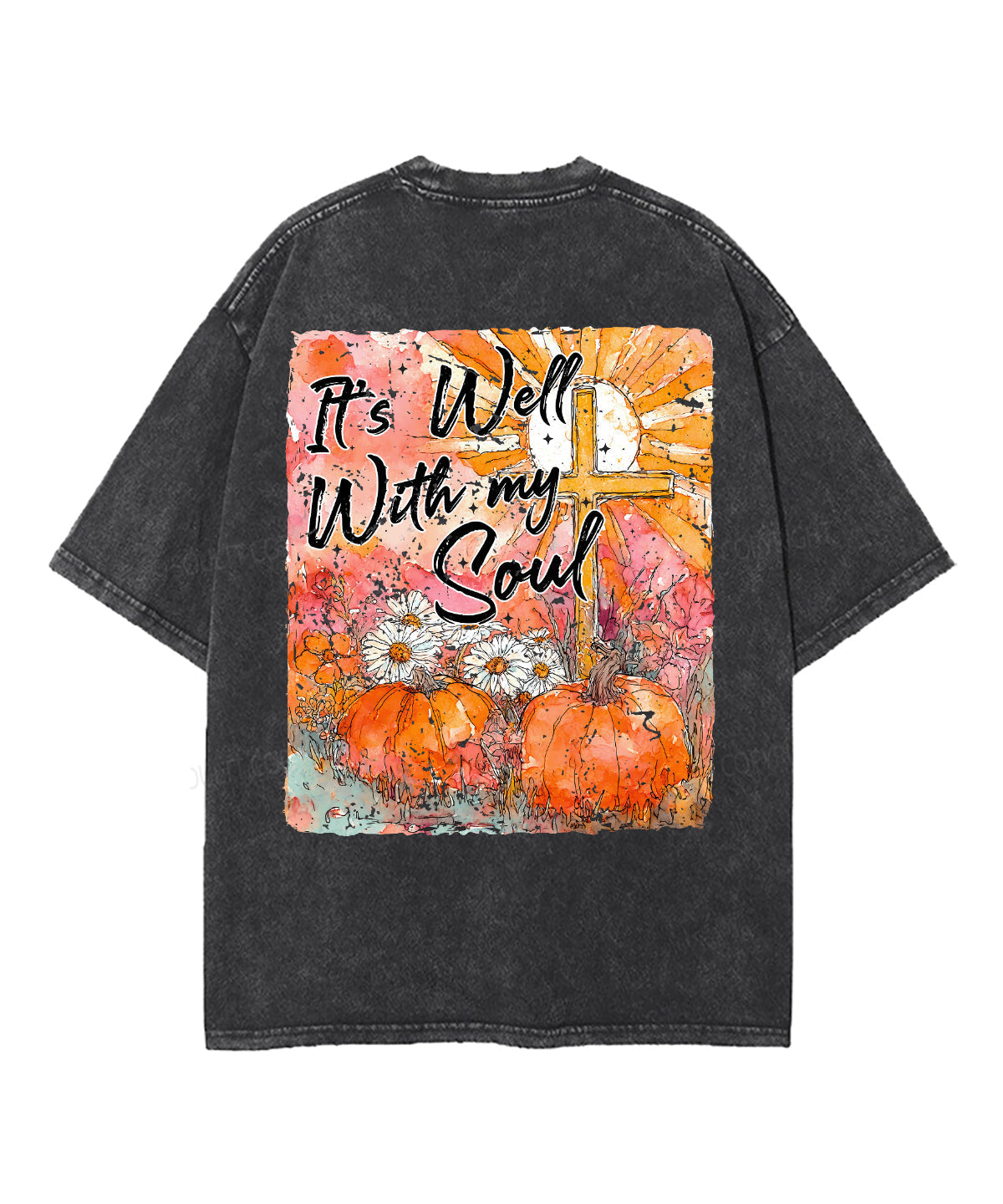 Is Well My Soul Double Sided Washed Christian T-Shirts, Hoodie, Sweatshirt
