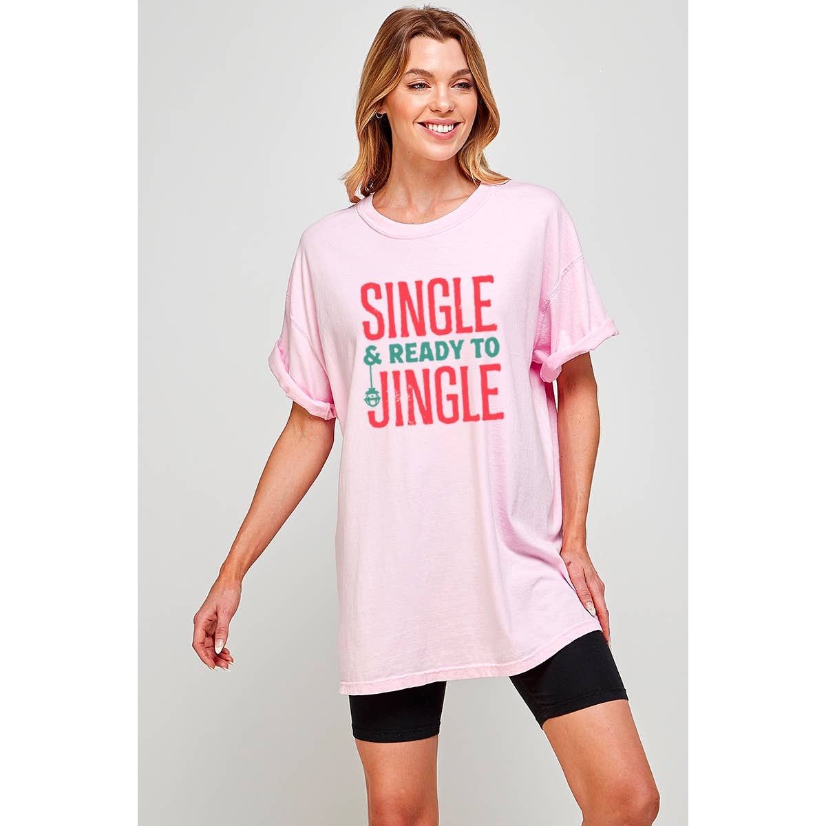 Christmas Season  Vintage Graphic Oversized Tee