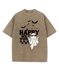 Happy Holy Unisex Washed Christian T-shirt Hoodie, Sweatshirt | CiraTrend.com (Image 1)