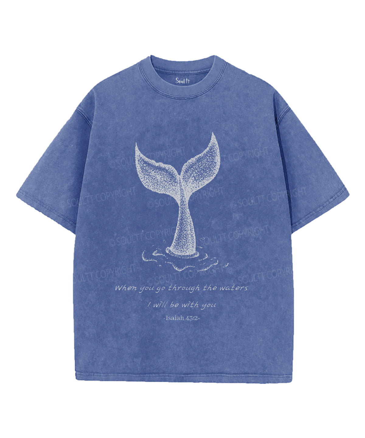 I Will Be With You Unisex Washed Christian T-shirt Style004 Hoodie, Sweatshirt | CiraTrend.com (Image 4)
