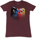Mighty Morphin Power Rangers Girls Juniors T-Shirt - Multiheaded Paint Fade Hoodie, Sweatshirt | CiraTrend.com