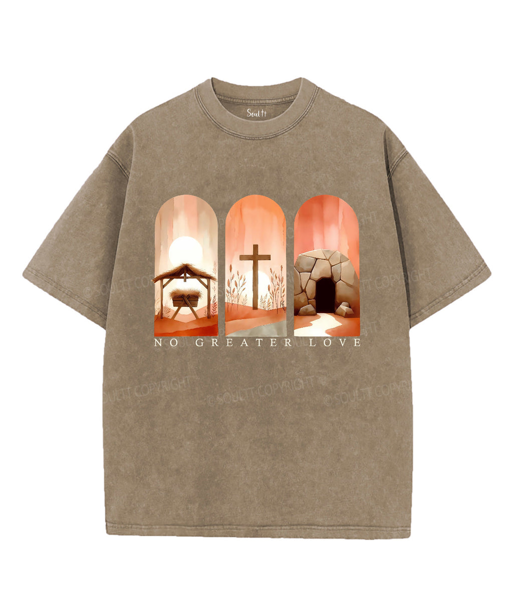 No Greater Love Unisex Washed Christian T-shirt Style001 Hoodie, Sweatshirt | CiraTrend.com (Image 5)
