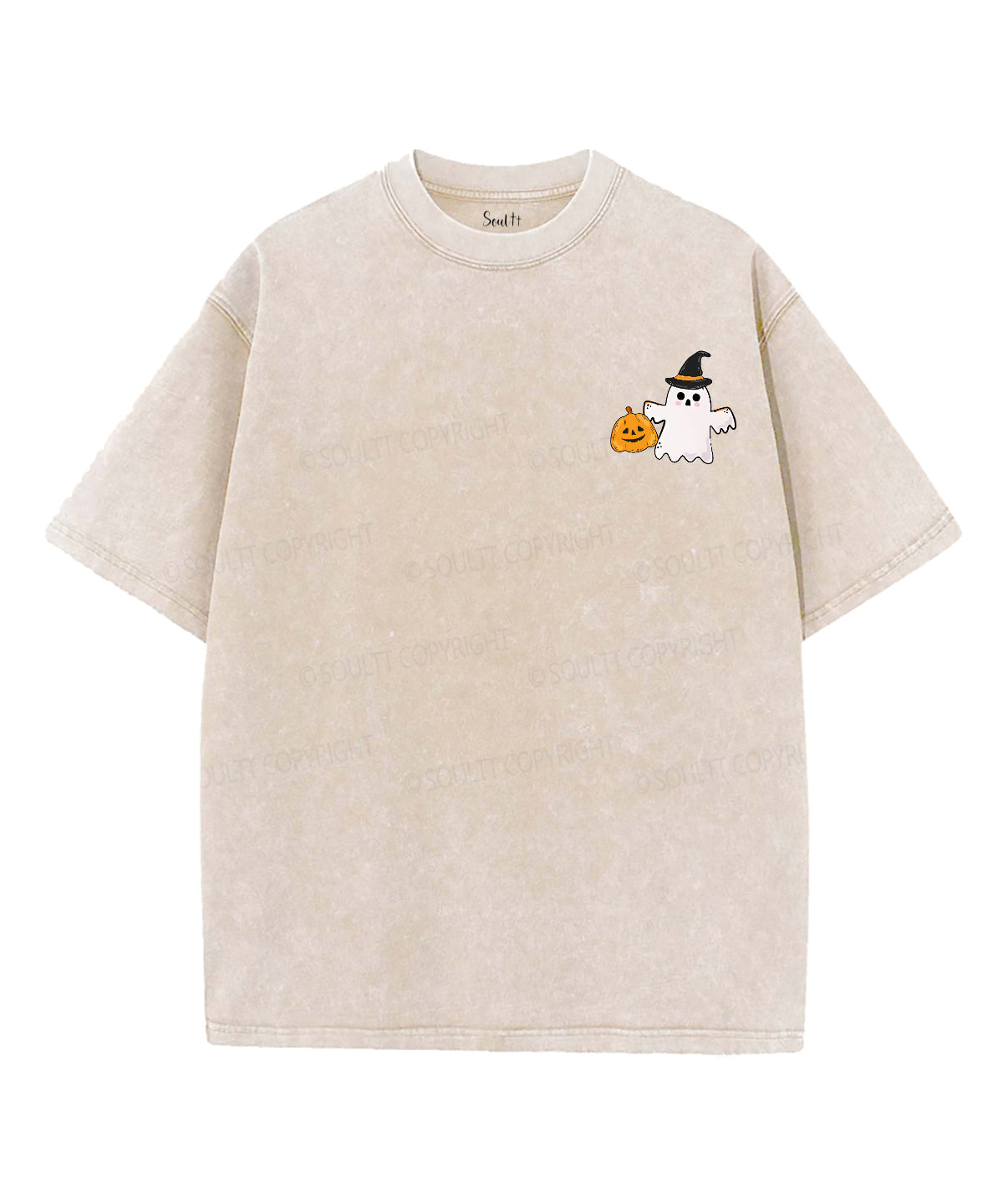 Spooky Double Sided Unisex Washed Christian T-shirt Hoodie, Sweatshirt | CiraTrend.com (Image 2)
