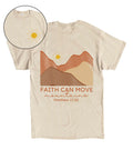 Faith Can Move Mountain Double Sided Unisex Cotton Christian T-Shirt Hoodie, Sweatshirt | CiraTrend.com (Image 1)