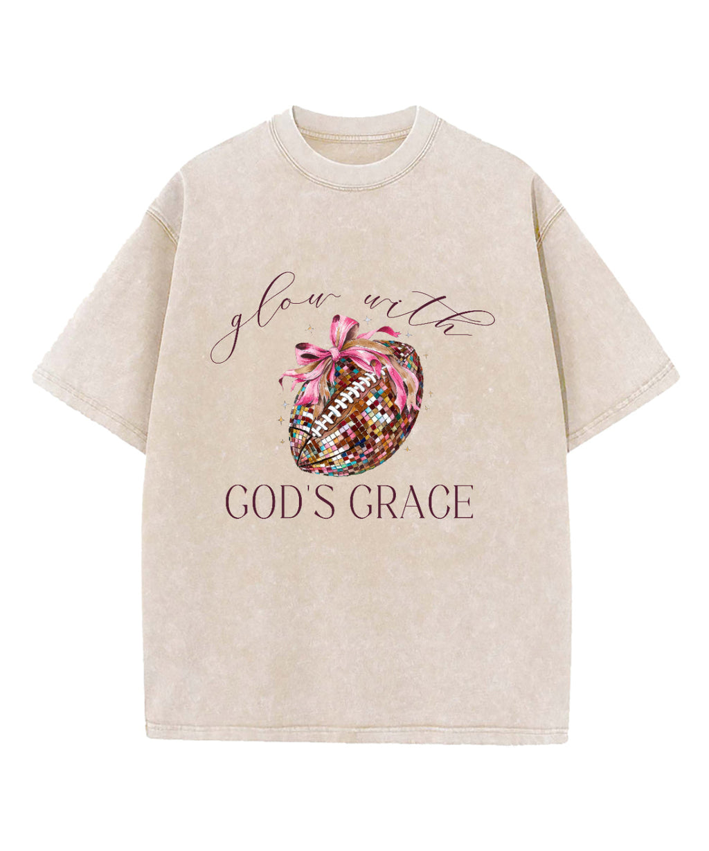 Glow God'S Grace Washed Christian T-Shirts, Hoodie, Sweatshirt
