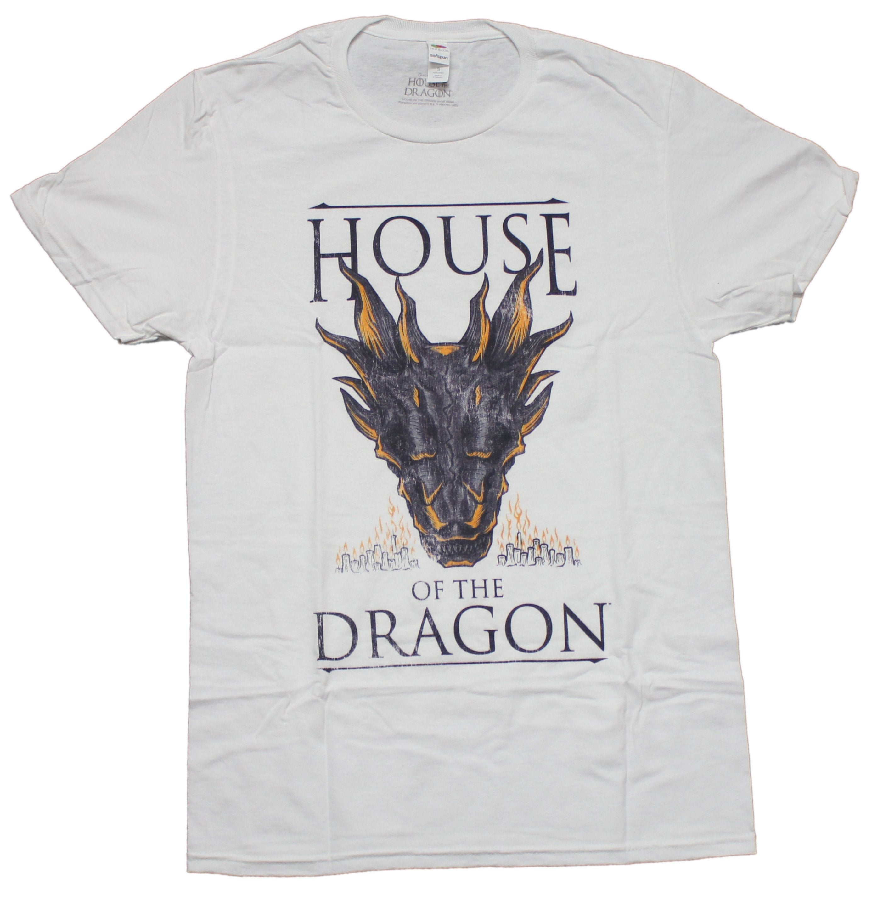 House of the Dragon Mens T-Shirt-  Name Around Dragon Head Hoodie, Sweatshirt | CiraTrend.com