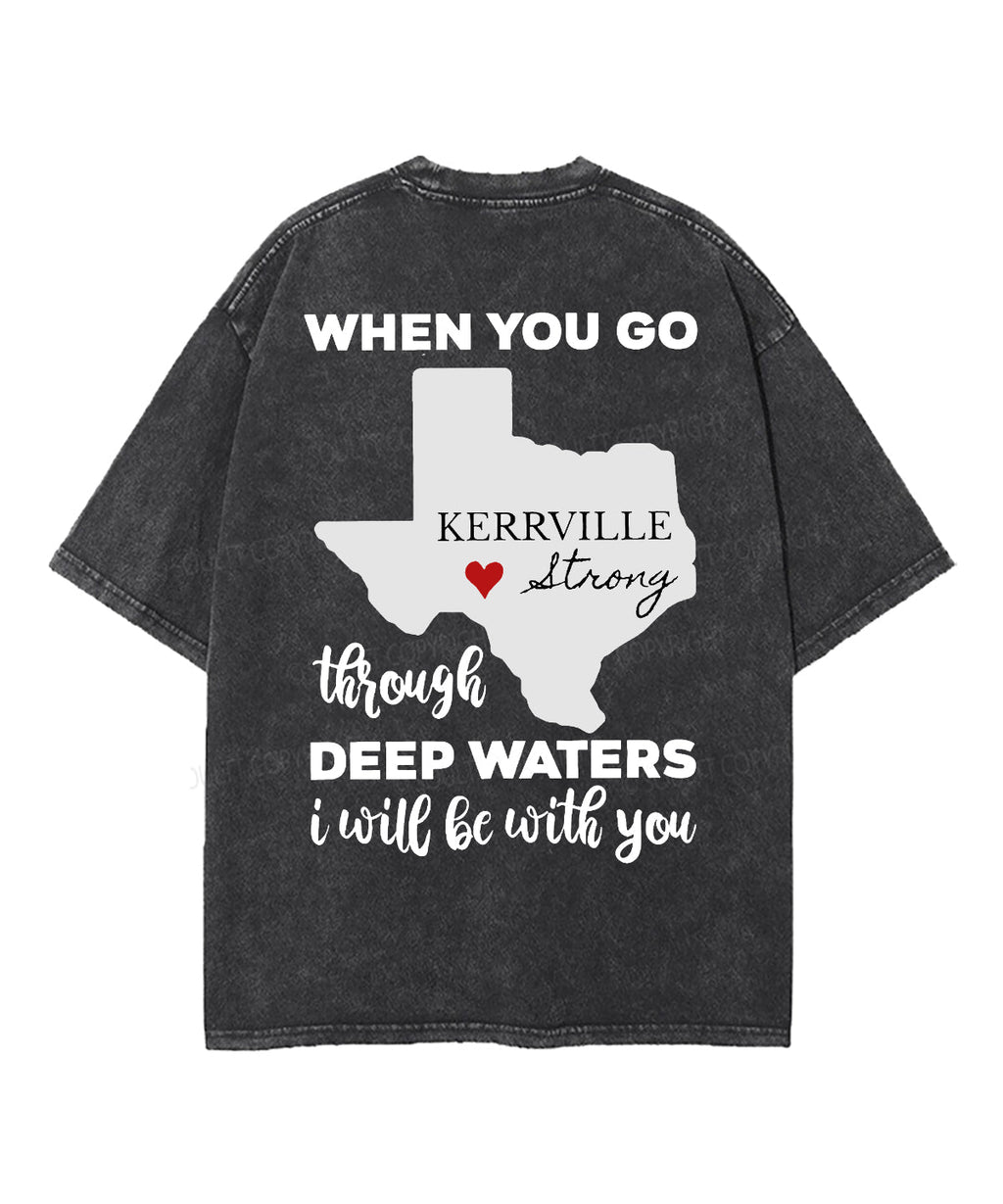 Deep Waters Double Sided Washed Christian T-Shirts, Hoodie, Sweatshirt