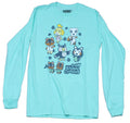 Animal Crossing Mens Long Sleeve T-Shirt - Characters All Over Image Hoodie, Sweatshirt | CiraTrend.com