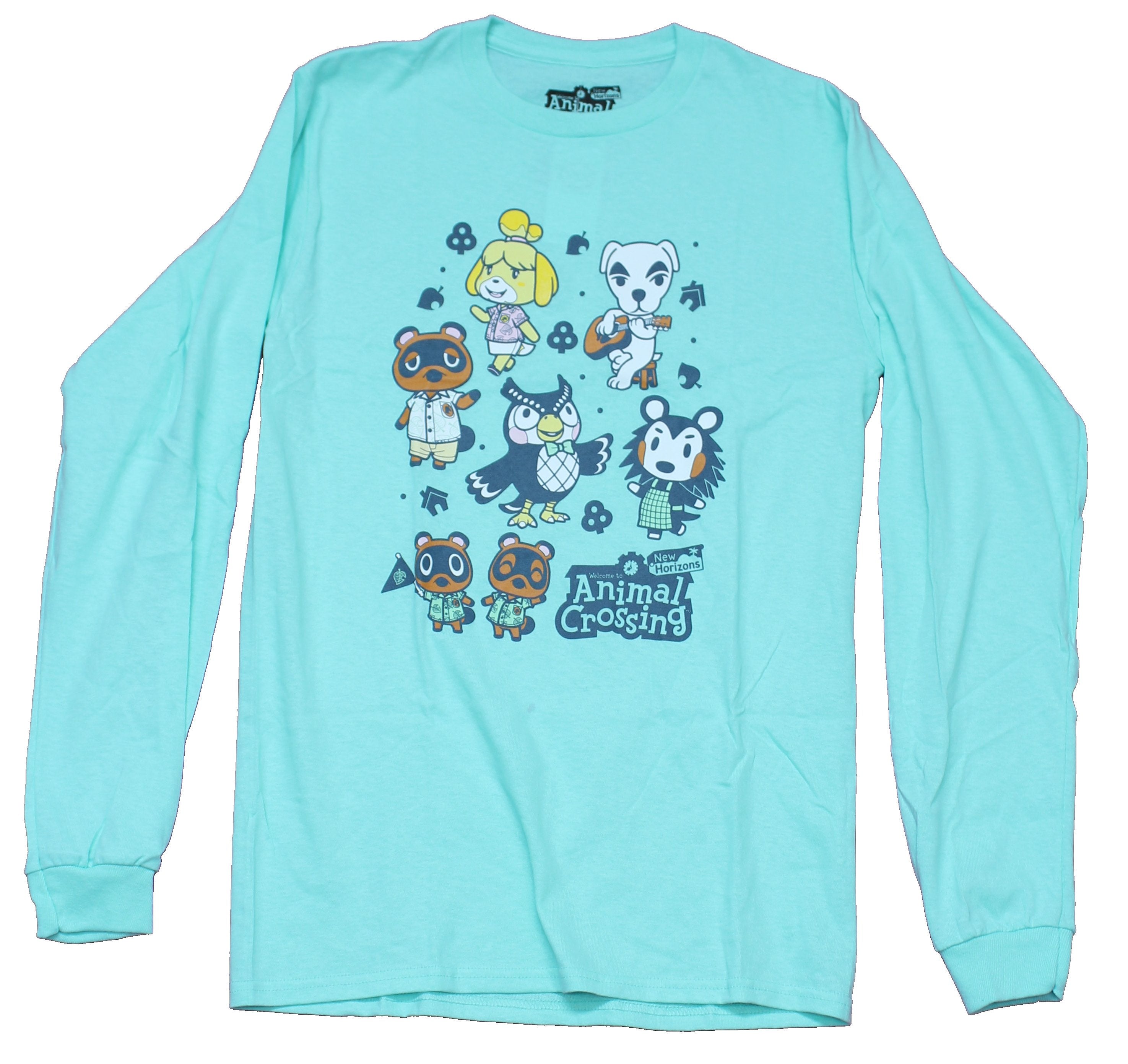 Animal Crossing Mens Long Sleeve T-Shirt - Characters All Over Image Hoodie, Sweatshirt | CiraTrend.com