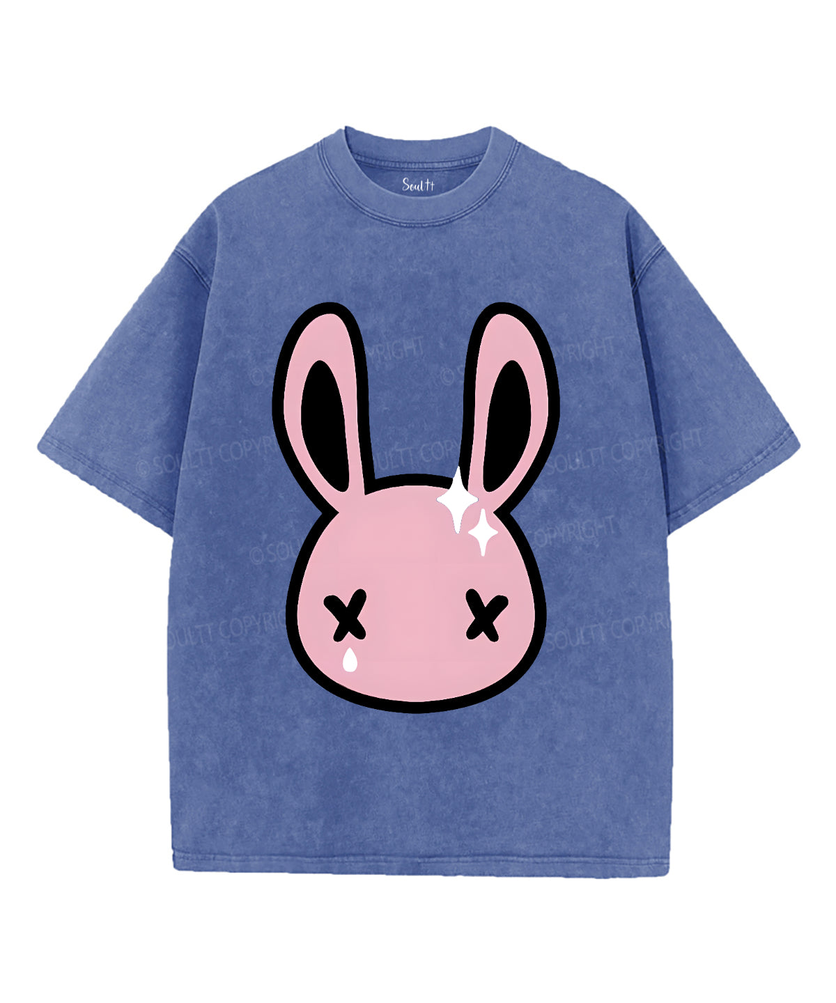 Easter Bunny Unisex Washed Christian T-shirt Hoodie, Sweatshirt | CiraTrend.com (Image 3)