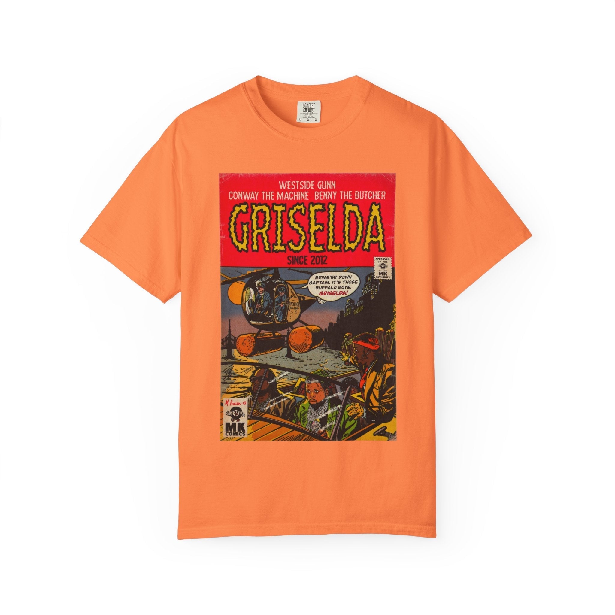 Griselda - Comic Book Art - Unisex Garment-Dyed T-shirt Hoodie, Sweatshirt | CiraTrend.com (Image 3)
