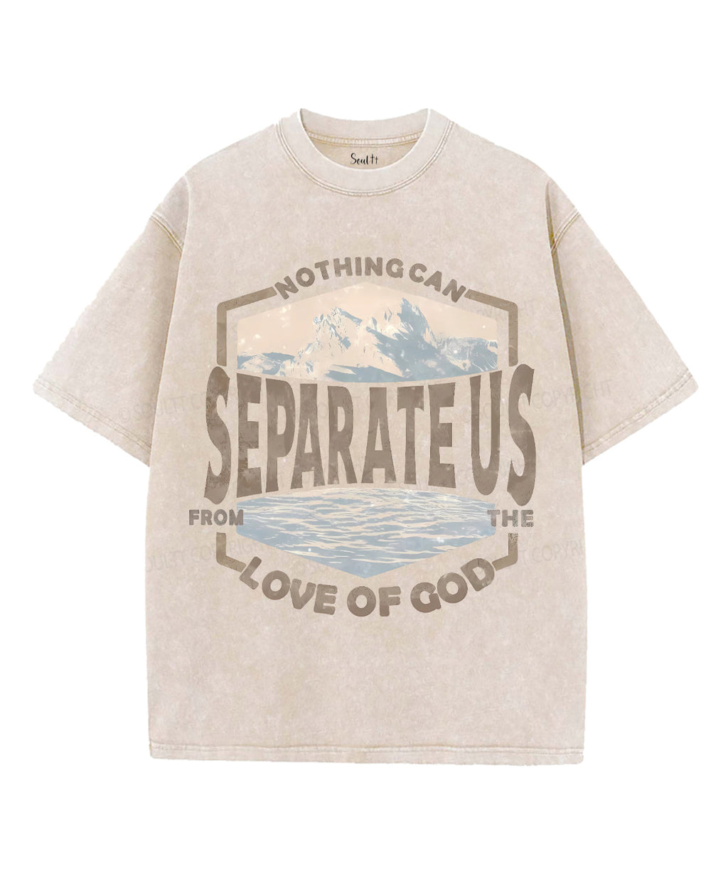 Nothing Can Separate Us Unisex Washed Christian T-shirt Hoodie, Sweatshirt | CiraTrend.com (Image 2)