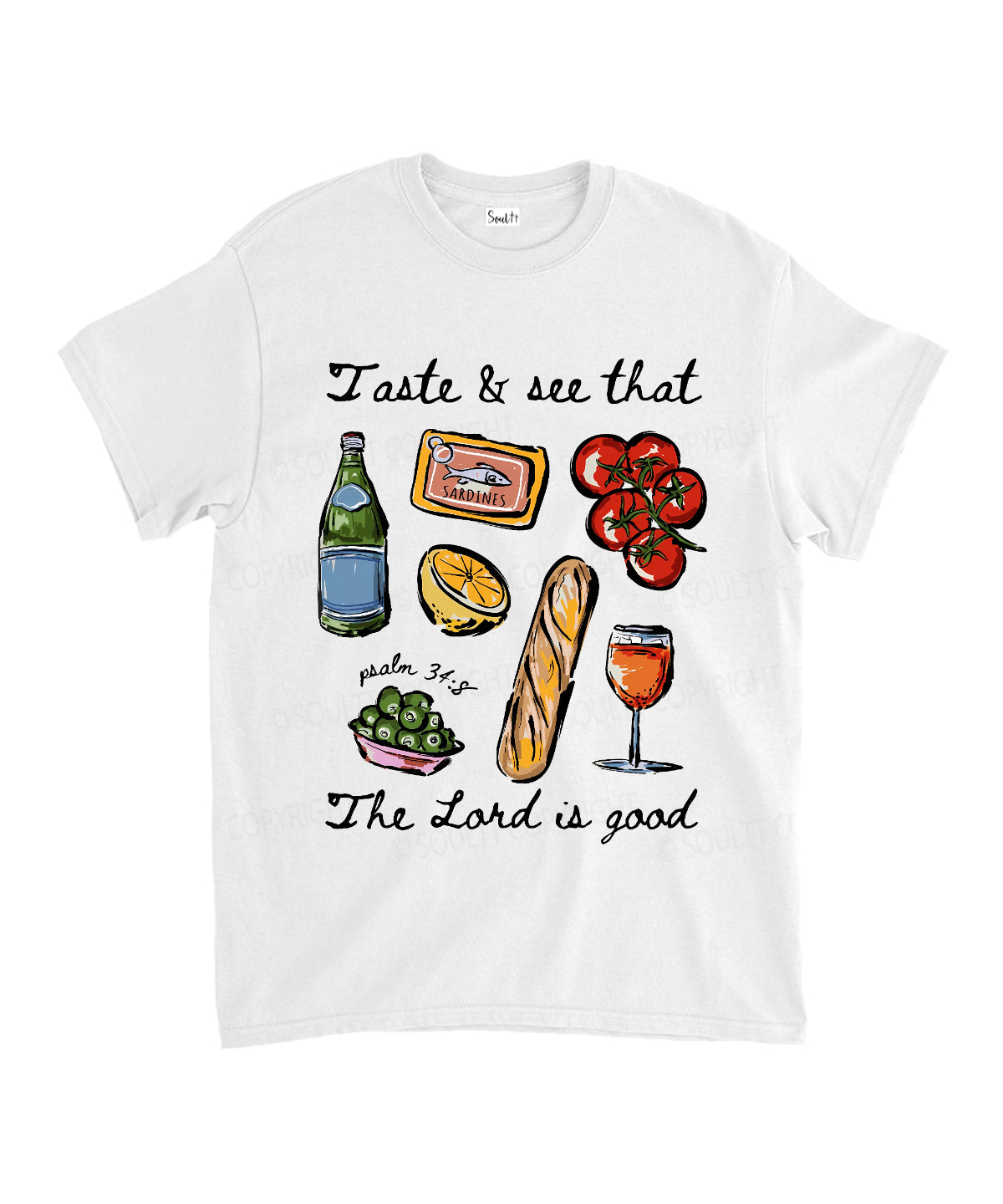 The Lord Is Good Unisex Cotton Christian T-Shirt Hoodie, Sweatshirt | CiraTrend.com (Image 2)