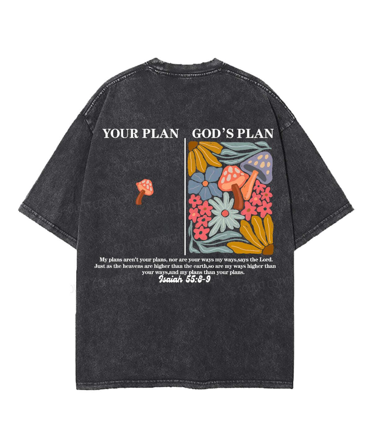 God'S PlanÂ£Â¾My Plan Double Sided Washed Christian Style001 T-Shirts, Hoodie, Sweatshirt