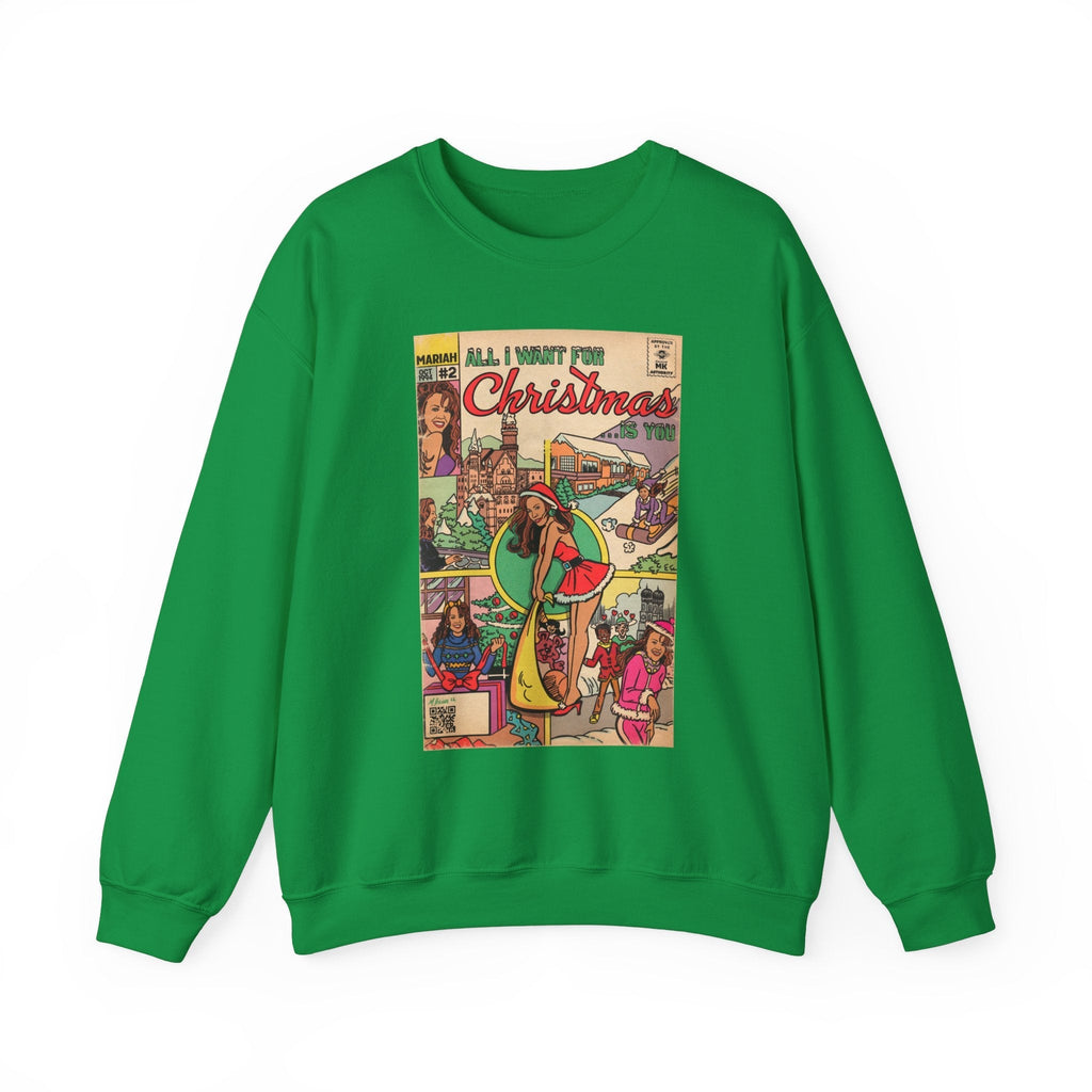 All I Want For Christmas.. - Unisex Heavy BlendÃ¢â€žÂ¢ Crewneck Sweatshirt T-Shirts, Hoodie | CiraTrend.com (Image 1)