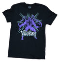 Venom Mens T-Shirt - Purple Posed Venom Over Name Hoodie, Sweatshirt | CiraTrend.com
