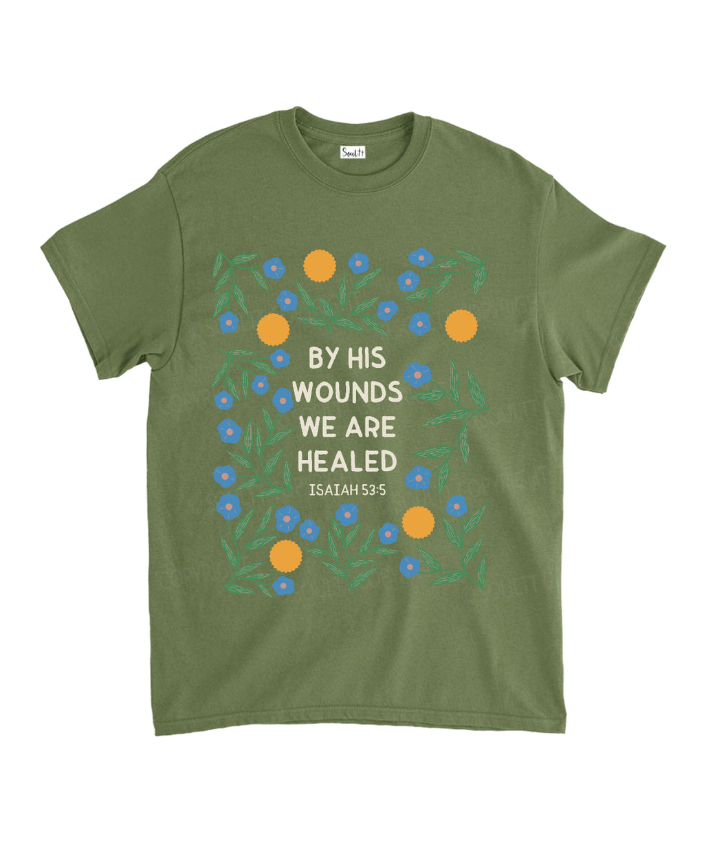 We Are Healed Unisex Cotton Christian T-Shirt Hoodie, Sweatshirt | CiraTrend.com (Image 5)