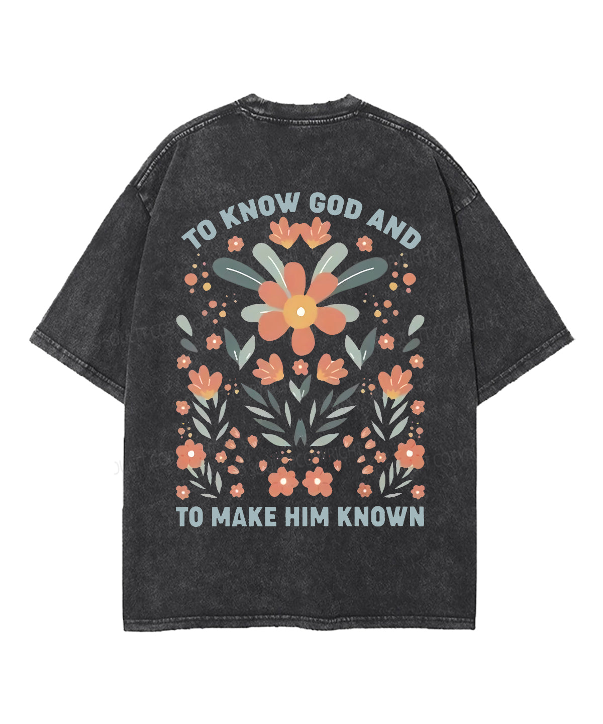 Know God Double Sided Washed Christian T-Shirts, Hoodie, Sweatshirt