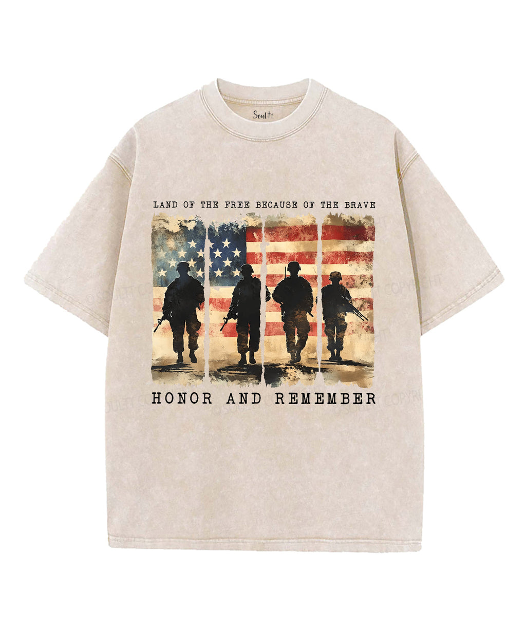 Honor and Remember Unisex Washed Christian T-shirt Hoodie, Sweatshirt | CiraTrend.com (Image 4)