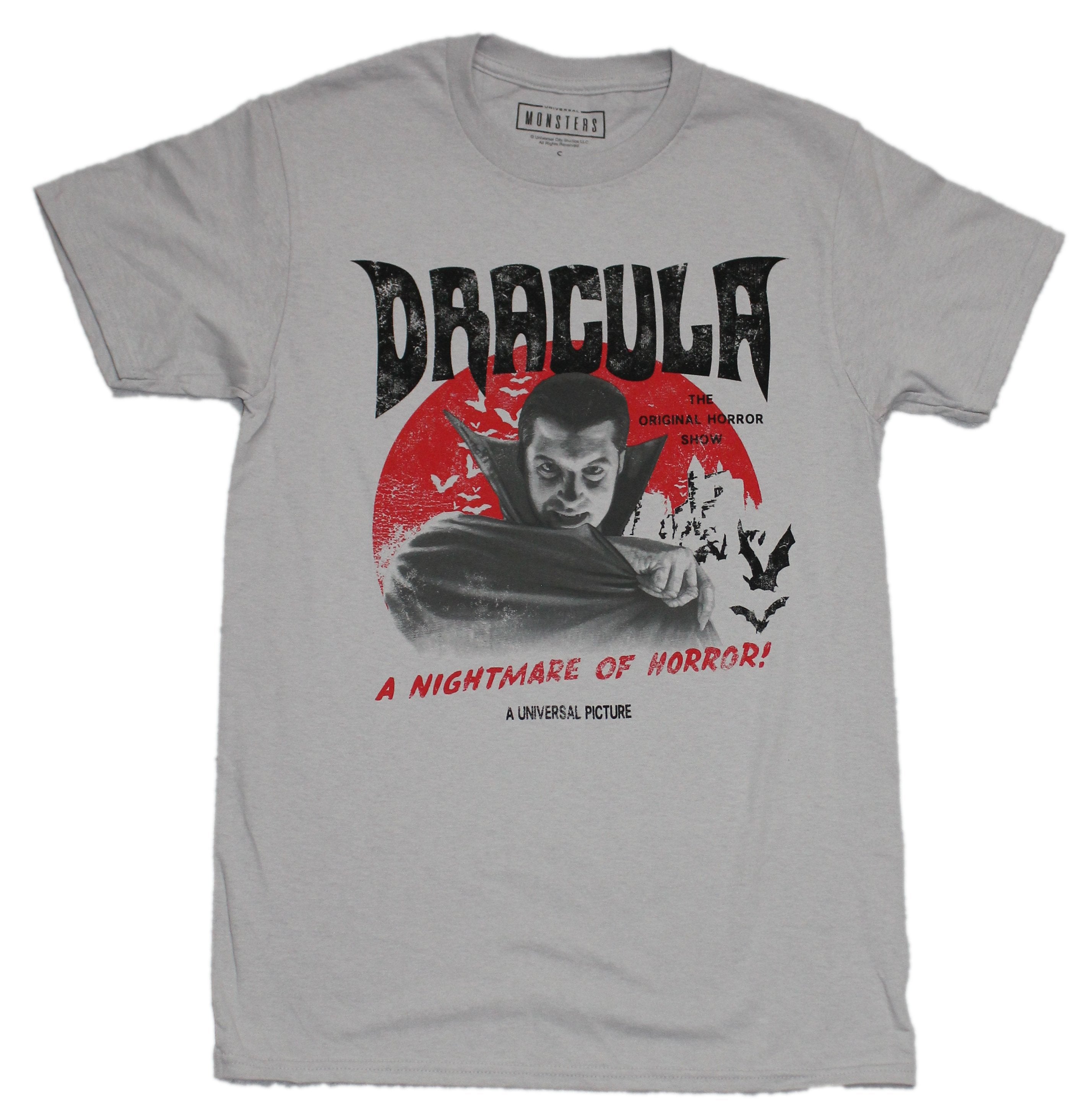Dracula Mens T-Shirt - A Nightmare of Horror Hoodie, Sweatshirt | CiraTrend.com