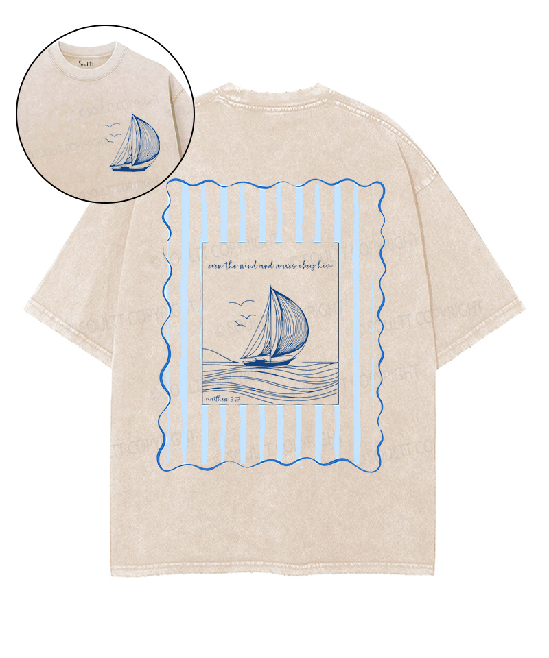 Even The Mind Double Sided Unisex Washed Christian T-shirt Hoodie, Sweatshirt | CiraTrend.com (Image 1)