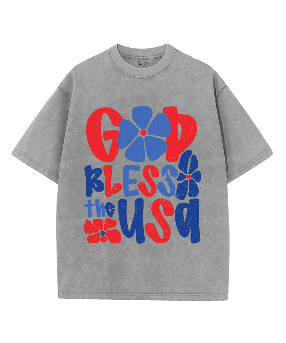 God Bless USA Washed Christian T-Shirts, Hoodie, Sweatshirt