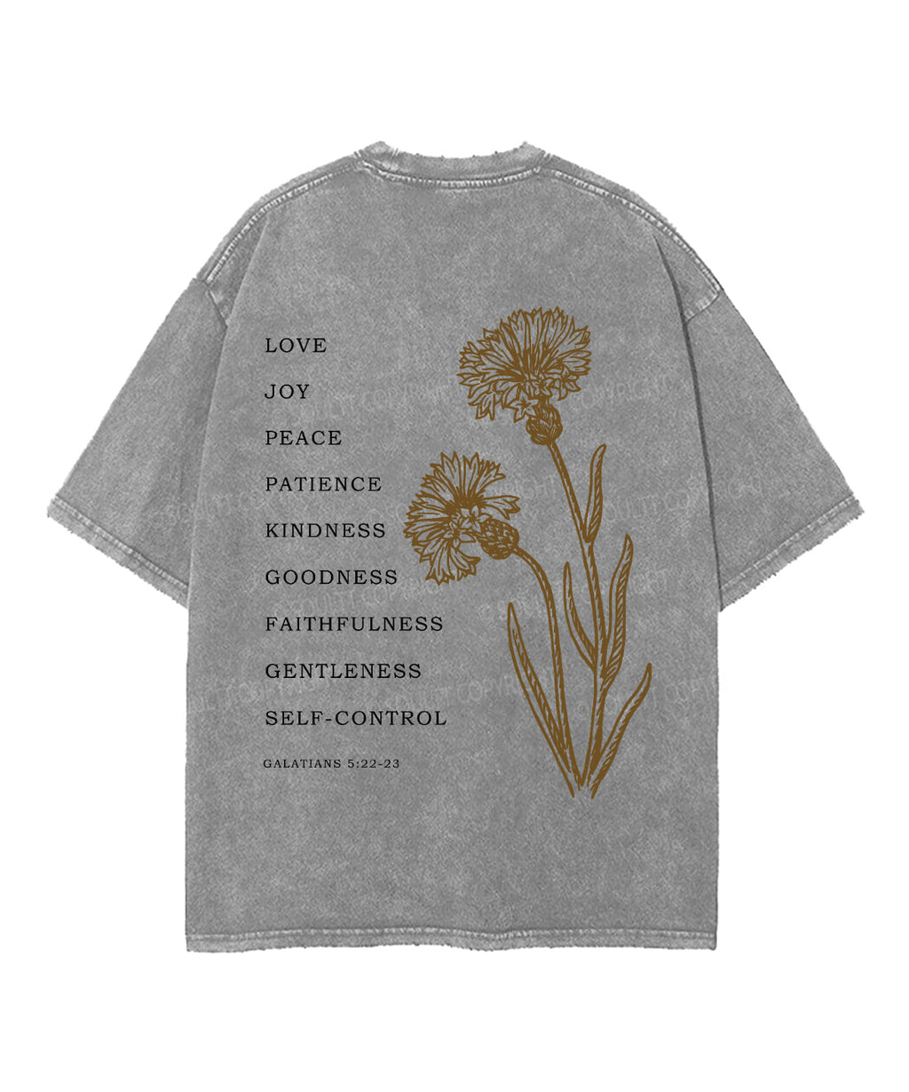 Love Joy Double Sided Unisex Washed Christian T-shirt Hoodie, Sweatshirt | CiraTrend.com (Image 5)