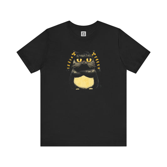 Whimsical Cat Graphic Tee Style061