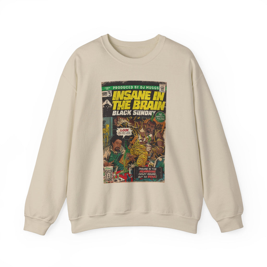 Insane In The Brain - Unisex Heavy BlendÃ¢â€žÂ¢ Crewneck Sweatshirt T-Shirts, Hoodie | CiraTrend.com (Image 4)