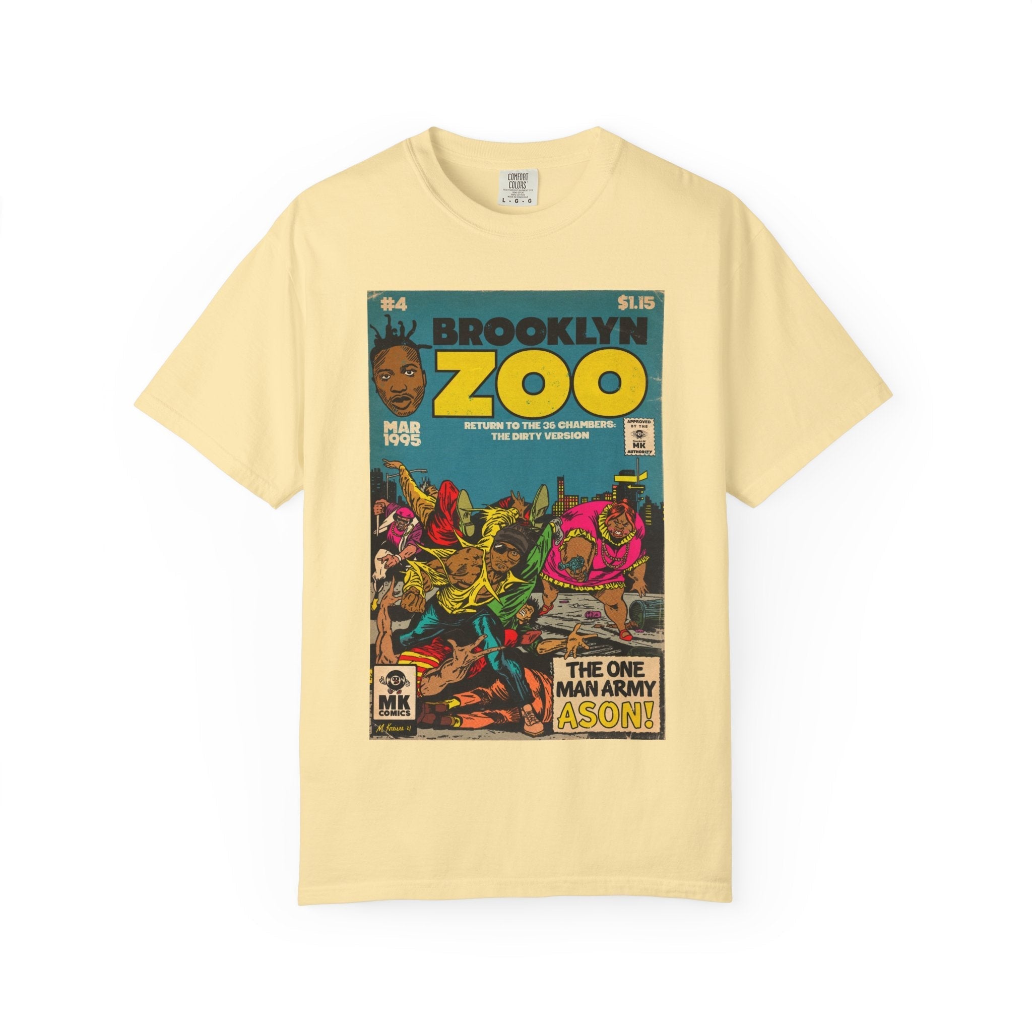 Brooklyn Zoo - Unisex Comfort Colors T-shirt Hoodie, Sweatshirt | CiraTrend.com (Image 4)