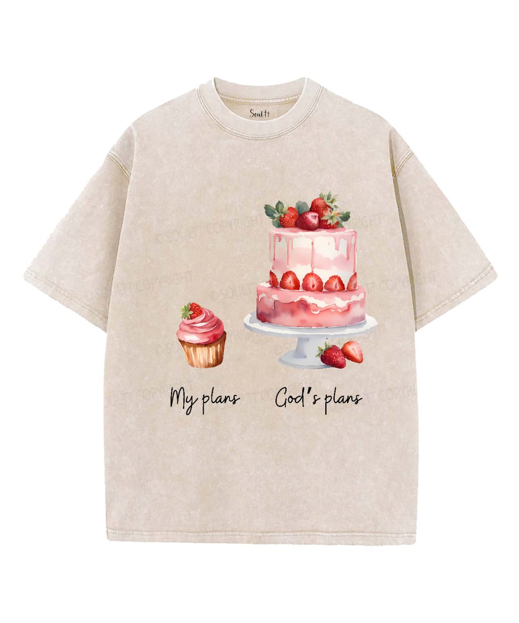 My PlanÂ£Â¼God's Plan Unisex Washed Christian T-shirt Hoodie, Sweatshirt | CiraTrend.com (Image 1)